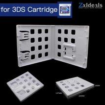 Ersatzhülle für 3DS Game Cart, Ersatzkartusche, weiße Spielbox mit Logo