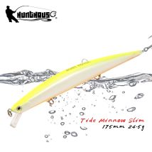 Hunthouse Angelköder Tide Minnow Slim 175 Harte Köder 175mm 24,5g Schwimmende Wobbler Meeresangeln für Wolfsbarsch-Ausrüstung