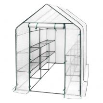 WOLTU Foglio Serra Pomodoro Giardino Casa con Livelli Caldo Impermeabile Fiore Coltivazione di Verdure Pianta Coltiva Tenda Capannone Domestico
