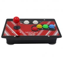 RAC-J500S 6 Tasten Arcade Joystick USB Wired Acryl Kunstwerk Panel Für PC NEO GEO MVS SNK