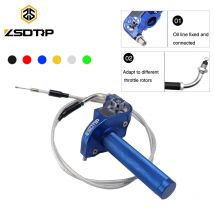 ZSDTRP universale 22mm impugnatura dell'acceleratore Twist azione rapida acceleratore a Gas sedimentazione + cavo a gomito Fit Dirt Pit Bike 50cc 110cc 125cc 250cc