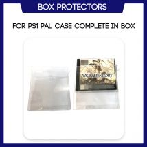 Protector de caja para PS1 PAL Case CIB Game Caja de plástico transparente personalizada