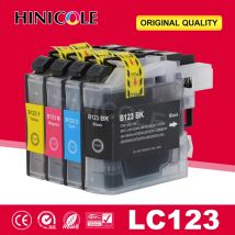 HINICOLE cartuccia d'inchiostro LC123 compatibile a 4 colori per stampante a getto d'inchiostro Brother DCP J552DW DCP J752DW MFC J470DW MFC J650DW J172W
