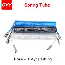 PU6*4 8*5 10*6.5 12*8  Polyurethane Air Hose for Compressor Hoses Flexible Tool Connector Spring Spiral Tube
