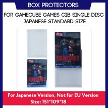 Box Protector Für GameCube Japanischen Spiele CIB Komplette In Box Einzigen Disc Standard Größe Klarer Fall