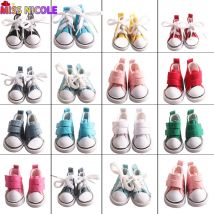 14'' Fashion Cute 5 cm Canvas 13 Colors Doll Shoes Snekers For 1/6 BJD Dolls Russian DIY Handmade