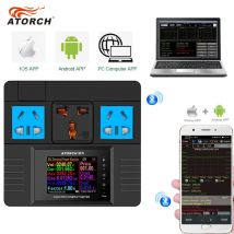 ATORCH AC85~265V Electricity Measure Smart Control Programmable Digital Display Household Socket Creative Power Detector Monitor