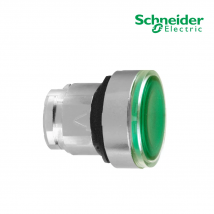 Schneider Electric-Cyberall-push-button head luminous flush return Led green diameter 22mm, return