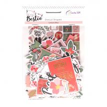 Creative Path Paper Die Cuts Ephemera Shapes Scrapbooking Supplies Embellishments 138pcs DIY Craft Cardmaking Journal Decoration