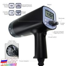 Handheld Digital Handheld Stroboskop Xenon lampe Flash Typ Meter 50-12,000 FPM Palette Strobe Tester 110V/220V