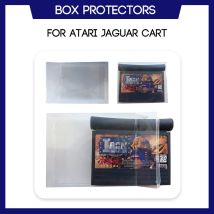Box Protector For Atari Jaguar Cart Cartridge Game Custom Made Clear Plastic Case
