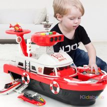 Kinder Spielzeug Schiff Simulation Track Trägheit Boot Gießt Druck & Spielzeug Fahrzeuge Musik Geschichte Licht Spielzeug Schiff Modell Spielzeug Auto Parkplatz jungen Spielzeug