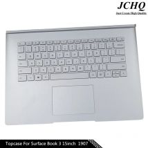 JCHQ Original Topcase für Surface Book 3 15 Zoll 1907 Tastatur Trackpad Aluminiumgehäuse US-Layout GTX