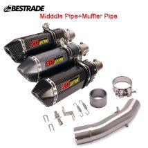 Motorrad Auspuff anlage Mittel lenker Rohr Schlupf auf 51mm Schall dämpfer Rohr modifiziert für Duke 250 390 rc390 250adv 390adv 2022 2023
