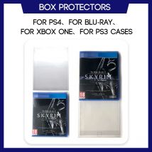 Box Schutzhülle für PS4 für Blu-ray für Xbox One für PS3 Spiel Benutzerdefinierter transparenter Kunststoffschutz