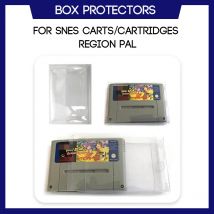 Box Protector Für SNES Für Super Nintendo Warenkorb Patrone Region PAL Spiel Nach Maß Klar Kunststoff Fall