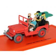 Atlas, Willys-Overland Mb 1943 Geländewagen, Maßstab 1:43, Tim und Struppi im Land Black Gold, Tim und Fahrzeugsammlung, Druckguss