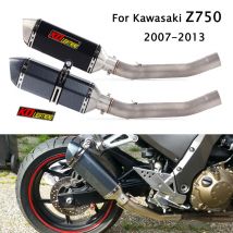 Für Kawasaki Z750 2007-2013 Auspuff Mitte Link Rohr Slip Auf 370mm Schalldämpfer Rohr Abnehmbare Schalldämpfer Anschluss Rohr motorrad