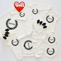 MIYOCAR alle baumwolle personalisierte 10 stück qualität weiche newborn set kleidung set