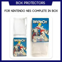 Box Protector Für Nintendo NES CIB Komplette In Box Spiele Nach Maß Klar Kunststoff Fall