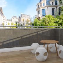 Tenda parasole per balcone, copertura per schermo privacy, riparo, ventilazione, antivento, tenda da giardino esterna, tenda da sole, tela per recinzione da giardino