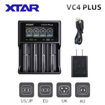 Xtar vc4 plus batterie ladegerät 18650 ladegerät usb c schnell laden aaa aa wiederauf ladbare