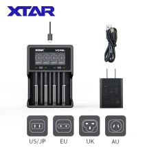 XTAR 18650 Batterie Ladegerät VC4SL QC 3 0 Typ C USB Ladegerät Lade Wiederaufladbare Li-Ion Batterie