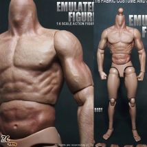 ZCtoys S001 1/6 Male Muscle Body with Neck 12 inch Super Flexible Soldier Action Figure Fit 1:6 Head