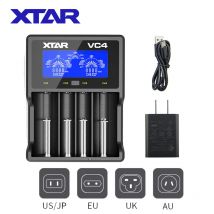XTAR VC4 18650 Batterie Ladegerät 1 2 V AAA AA Batterien LCD Display Lade Wiederaufladbare LiIon