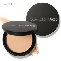 FOCALLURE 3 Colors Make Up Face Powder Brighten Oil-control Nude Makeup Pressed Powder Foundation