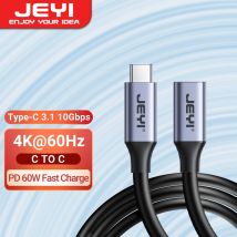 Jeyi USB C Verlängerung kabel Typ C Extender männlich zu weiblich USB 3 1 Gen 2 10 Gbit/s Daten