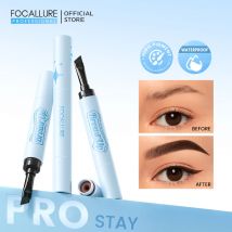 FOCALLURE 3D Eyebrow Gel Cream 2 In 1 Eyeliner Pencil 3 Colors Waterproof Long-lasting Eyebrow