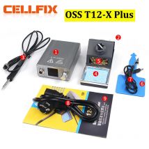 OSS T12-X PLUS Soldering Station Electronic Soldering Iron With T12 Tips For PCB Repair Phone Board