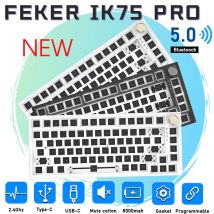 3 modus FEKER IK75 V3 kit IK75 Pro 75% Mechanische Tastatur DIY Kit Hot Swap Drahtlose RGB