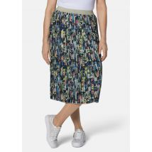 Jupe imprimée légèrement fluide - sauge / à motifs - Gr. 46 de Goldner Fashion