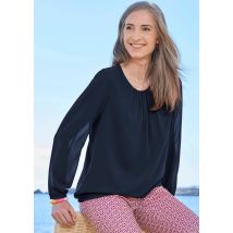 Bluse - marine - Gr. 25 de Goldner Fashion