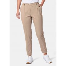 Pantalon en satin LOUISA - beige - Gr. 23 de Goldner Fashion