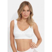 Beha zonder beugels met comfortabele schouderbandjes - wit - Gr. 105 B van Goldner Fashion