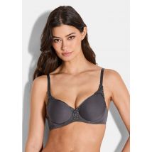 Beugelbeha met spacer-cups - antraciet - Gr. 100 D van Goldner Fashion