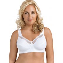 Soutien-gorge en coton sans armatures - blanc - Gr. 115 C de Goldner Fashion