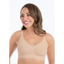 BH ohne Bügel mit floraler Spitze - rosé - Gr. S von Goldner Fashion
