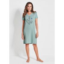Chemise de nuit à manches courtes - vert menthe - Gr. 19/20 de Goldner Fashion