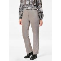 Pantalon en velours à taille élastique - gris pierre - Gr. 215 de Goldner Fashion