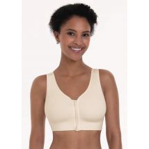 Bustier mit Vorderverschluss und herausnehmbaren Schaumcups - champagner - Gr. M von Goldner Fashion