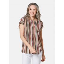 Chemisier imprimé à rayures - multicolore / rayé - Gr. 25 de Goldner Fashion