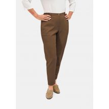 Pantalon à côtes coupe classique - brun - Gr. 215 de Goldner Fashion
