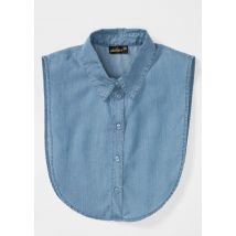 Col chemisier aspect jean - bleu - Gr. 48 de Goldner Fashion