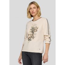 Trui. Zuiver scheerwol - beige - Gr. 42 van Goldner Fashion