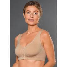 BH in Bustierform mit Vorderverschluss - caramel - Gr. M von Goldner Fashion
