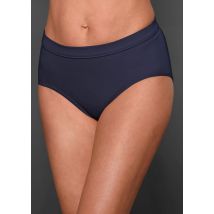 Taillenslip aus Feinripp - dunkelblau - Gr. 38 von Goldner Fashion